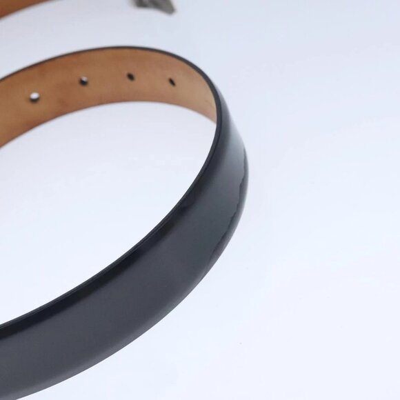 LOUIS VUITTON Ceinture Care Belt Leather Black LV Auth ti2451 - Picture 7 of 16